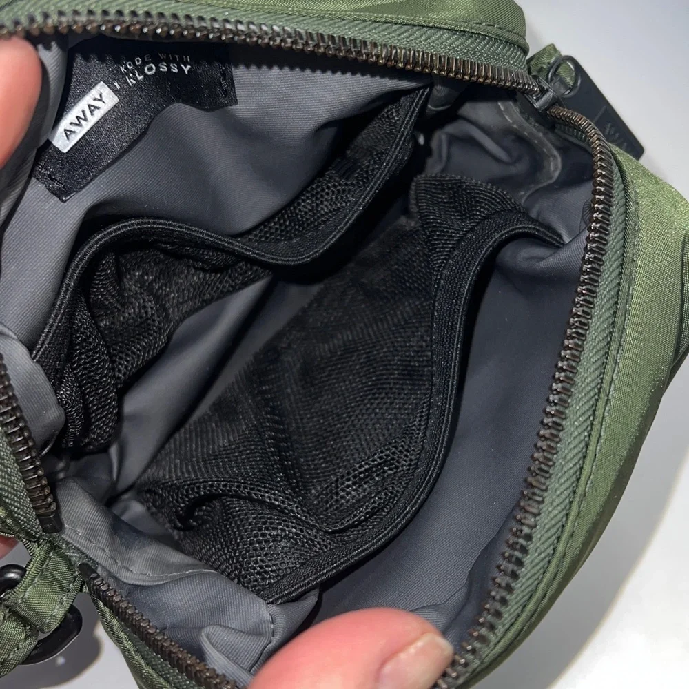 Away Olive Green Wristlet Clutch - Picture 5 of 6